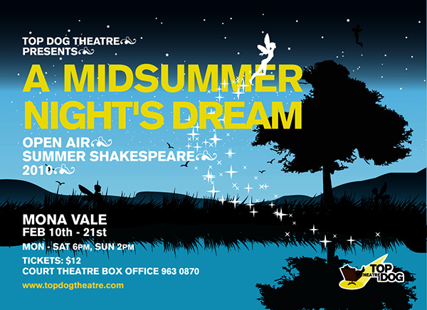 A Midsummer Night's Dream - Top Dog Theatre - Top Dog Theatre